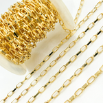 Load image into Gallery viewer, Gold Plated 925 Sterling Silver Flat Oval Link Chains