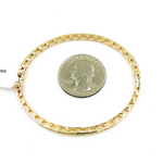 Load image into Gallery viewer, KG104. 14K Solid Gold Enamel Bangle with Diamonds