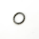 Load image into Gallery viewer, TRBR1. 6MM Close Gold Plated Twisted Jump Ring
