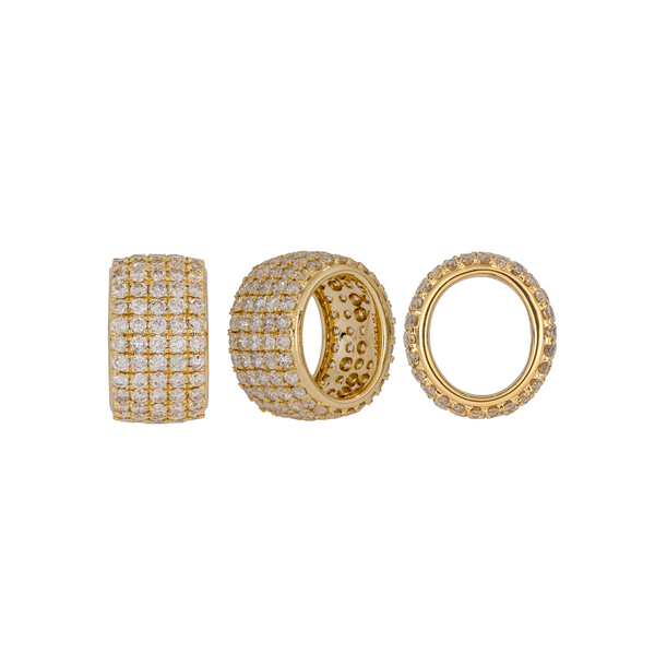 14K Solid Gold Diamond Charm