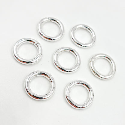 Buy White Sterling Silver Round Clasps