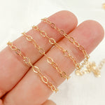 Load image into Gallery viewer, 1128GF. 14K Gold Filled Hammered Oval Chain Link
