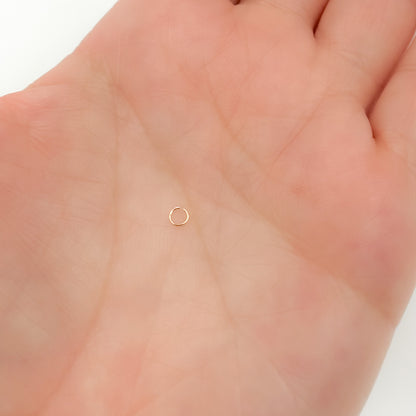 Gold Plated Sterling Silver Open Jump Rings