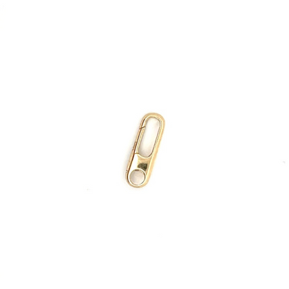 1356-14K. 14K Solid Gold Oval Clasp