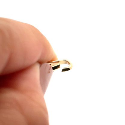 1356-14K. 14K Solid Gold Oval Clasp