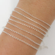 Shop Now  Silver Wheat Chains