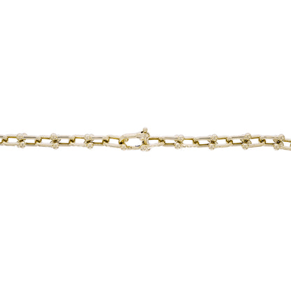 NFF72722. 14K Solid Gold Diamond Fancy Necklace