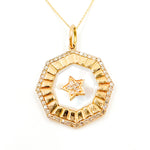 Load image into Gallery viewer, Shop Now 14K Solid Gold Diamond Mother of Pearl
