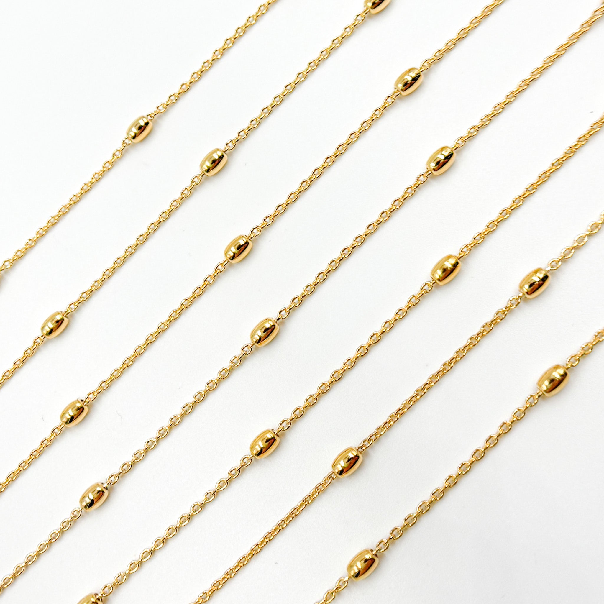 Yellow Gold Filled Chains for Jewelry Making | 14k Quality