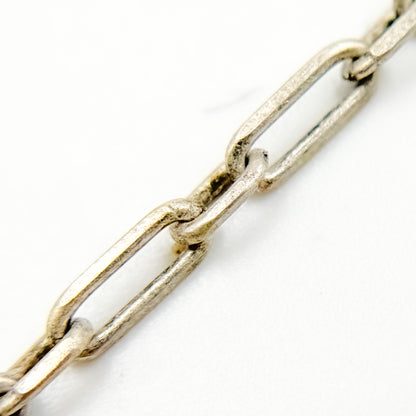Silver Long and Short Link Chain