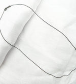 Load image into Gallery viewer, Black Rhodium 925 Sterling Silver Cable Finished Necklace. 13Necklace
