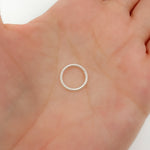 Load image into Gallery viewer, 5004491CT. 12MM 20.5 Gauge White Twisted Close Jump Ring
