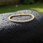 Load image into Gallery viewer, BTR65085. 14k Solid Gold Diamond Tennis Bracelet