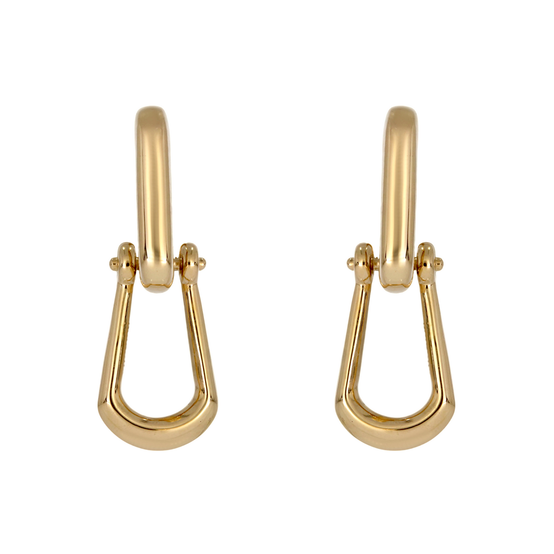 EFZ54124. 14k Solid Gold Dangle Earring