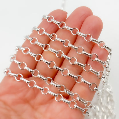 Oval and Circle Links Cable Chain