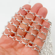 Oval and Circle Links Cable Chain