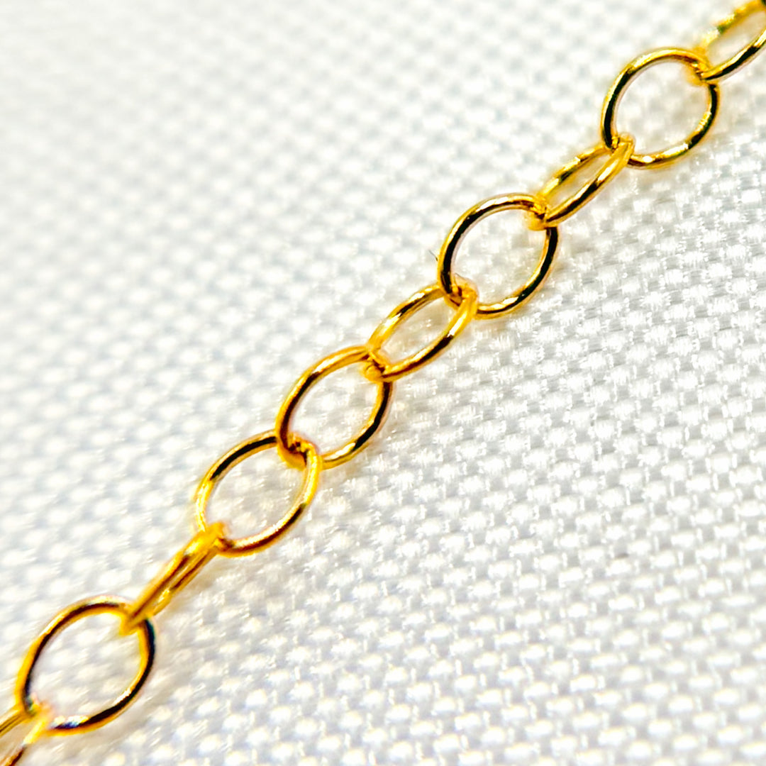 1018GF. 14K Gold-Filled Smooth Cable Chain