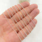 Load image into Gallery viewer, 1813CSS. Sterling Silver Curb Cable Chain
