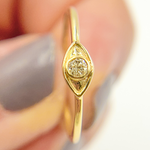 Load image into Gallery viewer, 14K Solid Gold Eye Diamond Ring. RFA16970
