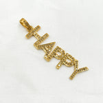 Load image into Gallery viewer, DP596. Diamond Sterling Silver Happy Pendant
