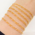 Load image into Gallery viewer, 2911CGF. 14K Yellow Gold Filled Figaro Style Chain
