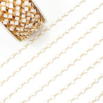Load image into Gallery viewer, V315ENGF. 14K Gold Filled Enamel Clover Link Chains