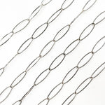 Load image into Gallery viewer, 700TWOX. Oxidized Sterling Silver Twisted Oval Link Chain
