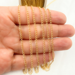 Load image into Gallery viewer, 14k Yellow Gold Filled Cable Link Chain. V207GF
