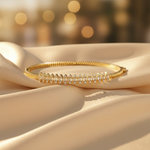 Load image into Gallery viewer, DBG00294. 14K Solid Gold Diamond Bangle
