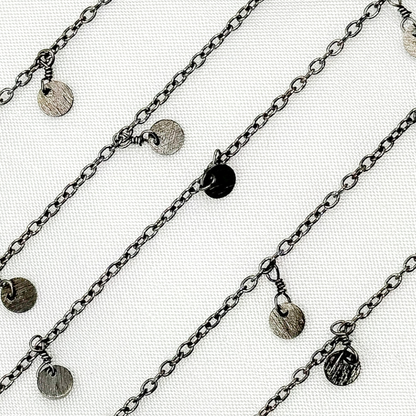 Disc Shape 4mm Dangle Wire Chain. 311D