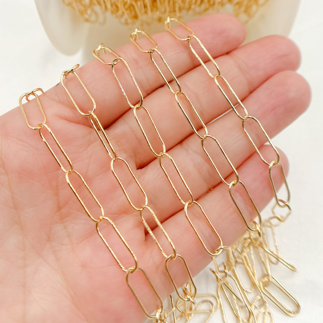 768GF. 14K Gold Filled Paperclip Chain