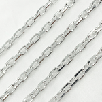 Load image into Gallery viewer, 925 Sterling Silver Diamond Cut Oval Link Chain. Z102SS
