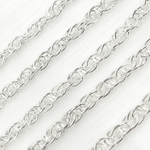 Load image into Gallery viewer, Y104SS. 925 Sterling Silver Hollow Rope Chain
