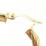 Load image into Gallery viewer, 14K Gold Twisted Hoop Earrings. GER99
