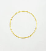 Load image into Gallery viewer, Gold Plated 925 Sterling Silver Connector Circle 50mm. GPBS8
