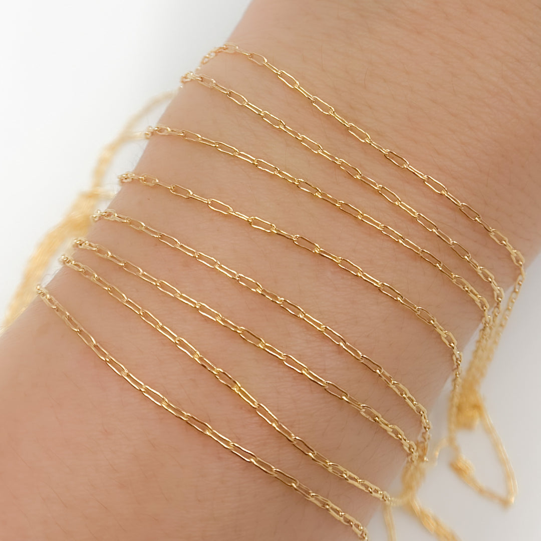 1712DRGF. 14k Gold Filled Paperclip Chain