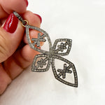 Load image into Gallery viewer, DP396. Diamond Sterling Silver Cross Pendant
