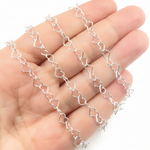 Load image into Gallery viewer, Y113SS. Sterling Silver Heart Link Chain