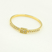 14K Gold Diamond Ring.