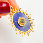 Load image into Gallery viewer, KG81. 14K Gold Oval Pendant