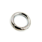 15MM Black Rhodium Sterling Silver Round Clasp