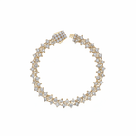 Load image into Gallery viewer, BFS61286. 14K Solid Yellow Gold Diamond Fancy Bracelet
