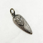 Load image into Gallery viewer, DC909. Diamond Sterling Silver Spike Pendant
