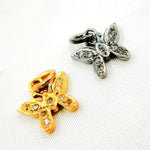 Load image into Gallery viewer, DC093. Diamond Silver Butterfly Charm
