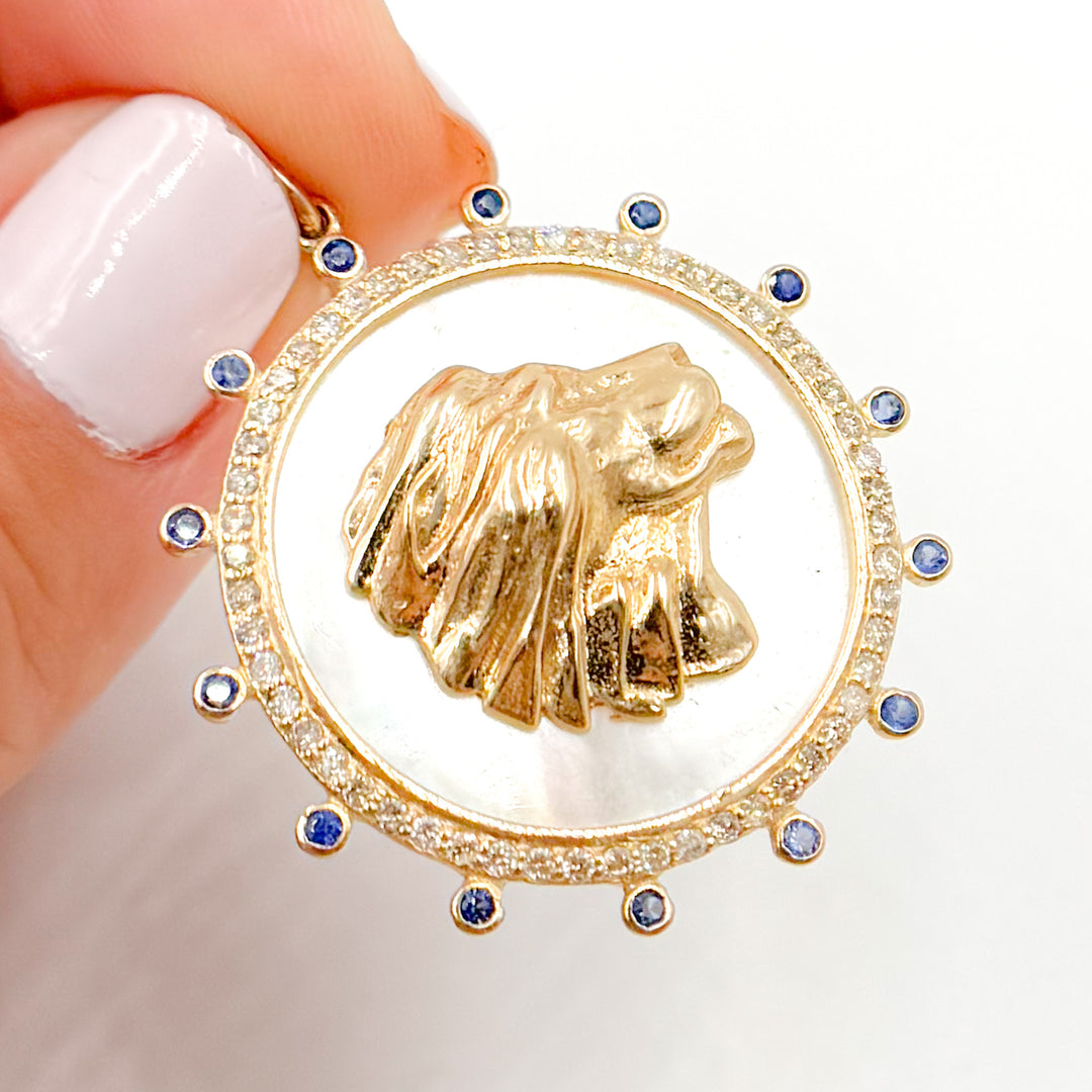 Buy 14K Gold Round Pendant