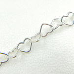 Load image into Gallery viewer, 925 Sterling Silver Heart Link Chain. Y113SS
