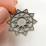 Load image into Gallery viewer, DP655. Diamond Sterling Silver Star Pendant
