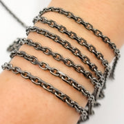 Sterling Silver Box Link Chain