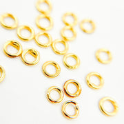 4MM Close Gold Plated Jump Ring