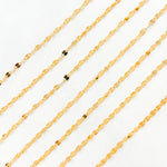 Load image into Gallery viewer, V197GF. 14k Gold Filled Flat Marina Link Chain
